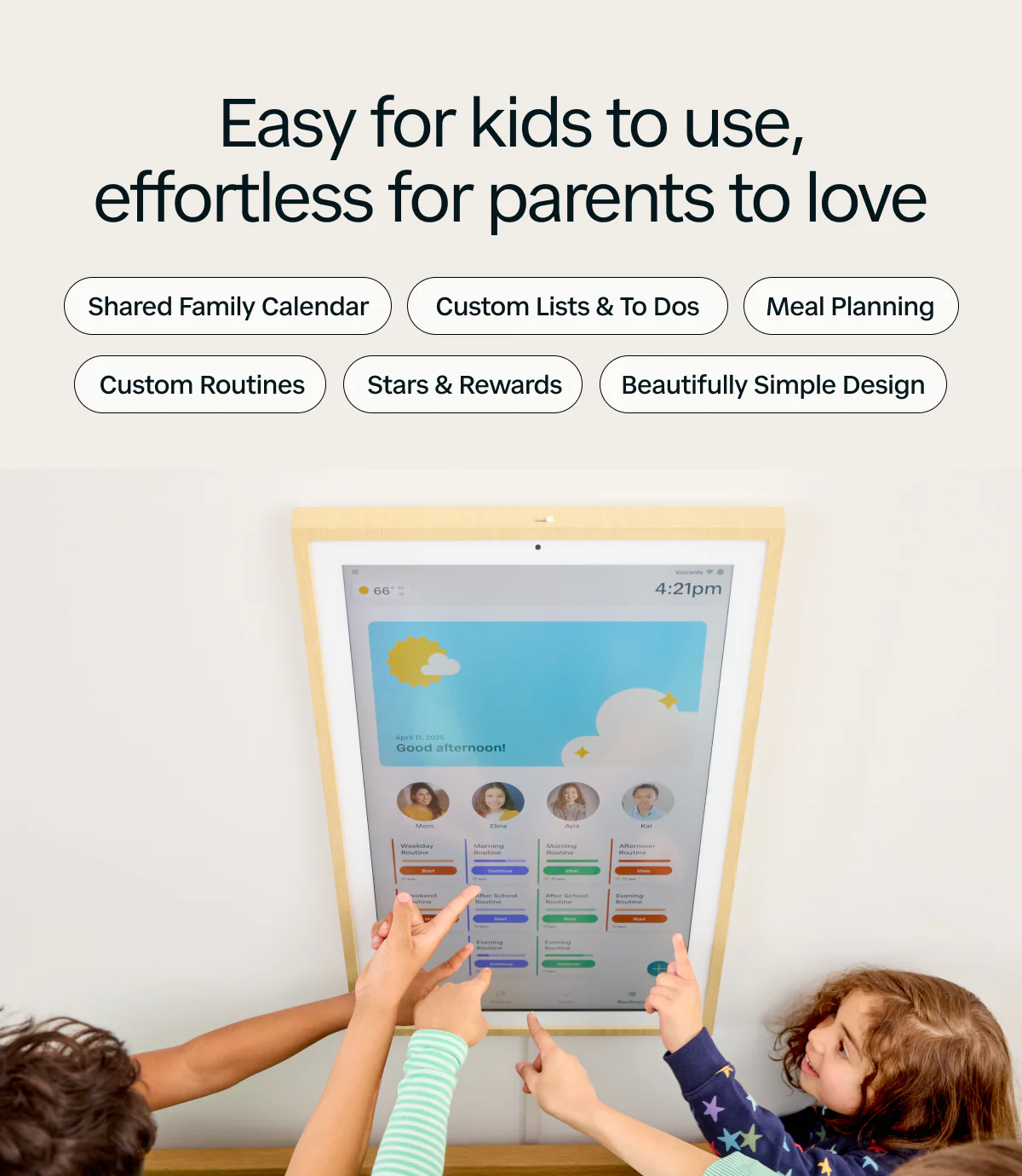FamilyFlow HD Pro Display – Smart Family Hub